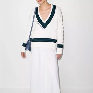 Polo x Wimbledon cable knit